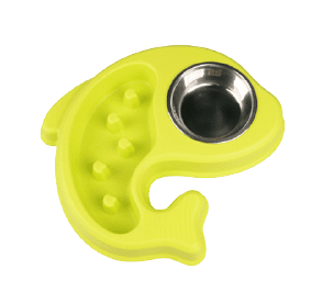 Fish Shape Pet Feeders Supplies Cat and Dog Bowls Stainless Steel Water and Food Bowl Treated Steel Drinking Water Hostile Bowl Twofold Bowl Fish Shape Pet Feeders Supplies Cat and Dog Bowls Stainless Steel Water and Food Bowl Treated Steel Drinking Water Hostile Bowl Twofold Bowl