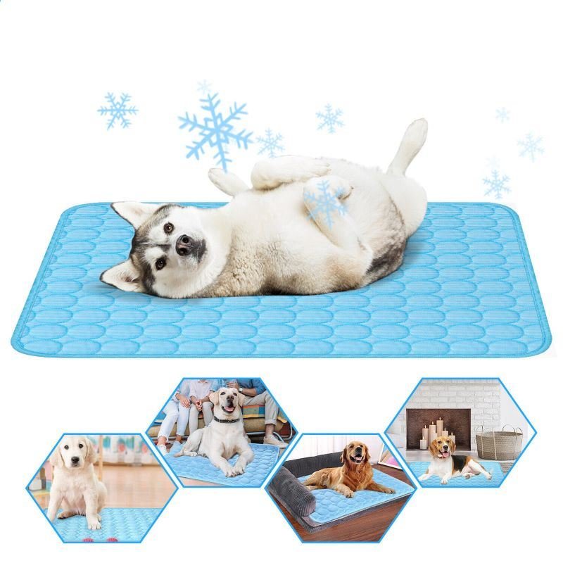 Cool Pad Cushion Dog Cat Puppy Blanket For Summer Sleeping Bed Pet Cooling Mat Cool Pad Cushion Dog Cat Puppy Blanket For Summer Sleeping Bed Pet Cooling Mat